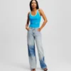 AFSLAPPEDE COLOR-BLOCK JEANS