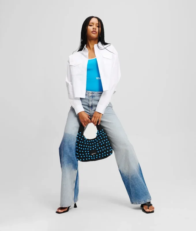 AFSLAPPEDE COLOR-BLOCK JEANS