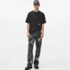 Afslappede jeans med malingseffekt