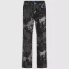 Afslappede jeans med malingseffekt