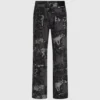 Afslappede jeans med malingseffekt