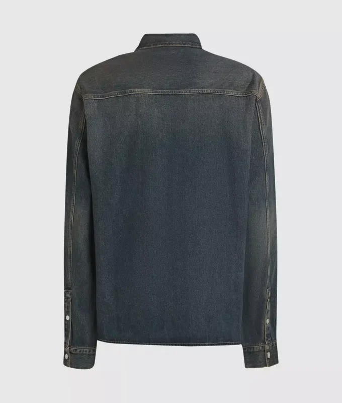 Afslappet denimskjorte