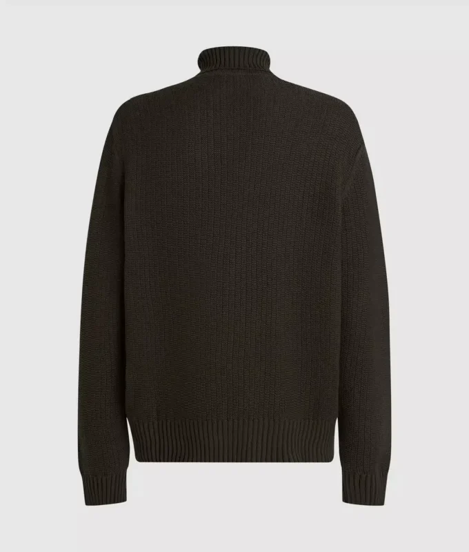 Afslappet rullekravesweater