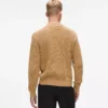 Afslappet sweater med halv lynlås