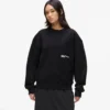 Afslappet sweatshirt med Karl-citat