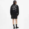 Afslappet sweatshirt med Karl-citat