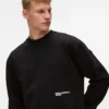 Afslappet sweatshirt med Karl-citat