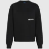 Afslappet sweatshirt med Karl-citat