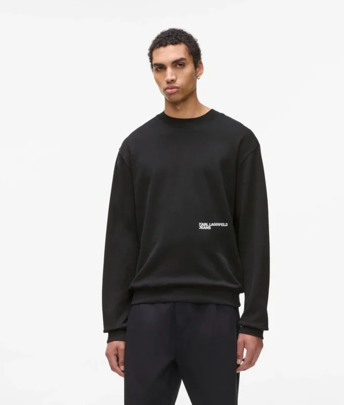 Afslappet sweatshirt med Karl-print