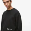 Afslappet sweatshirt med Karl-print