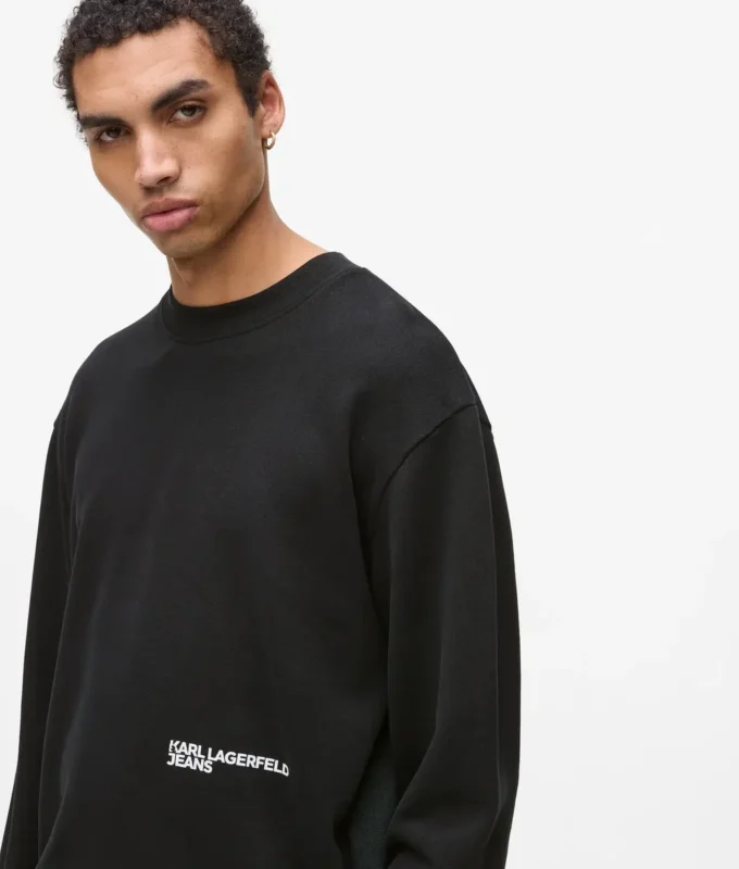 Afslappet sweatshirt med Karl-print