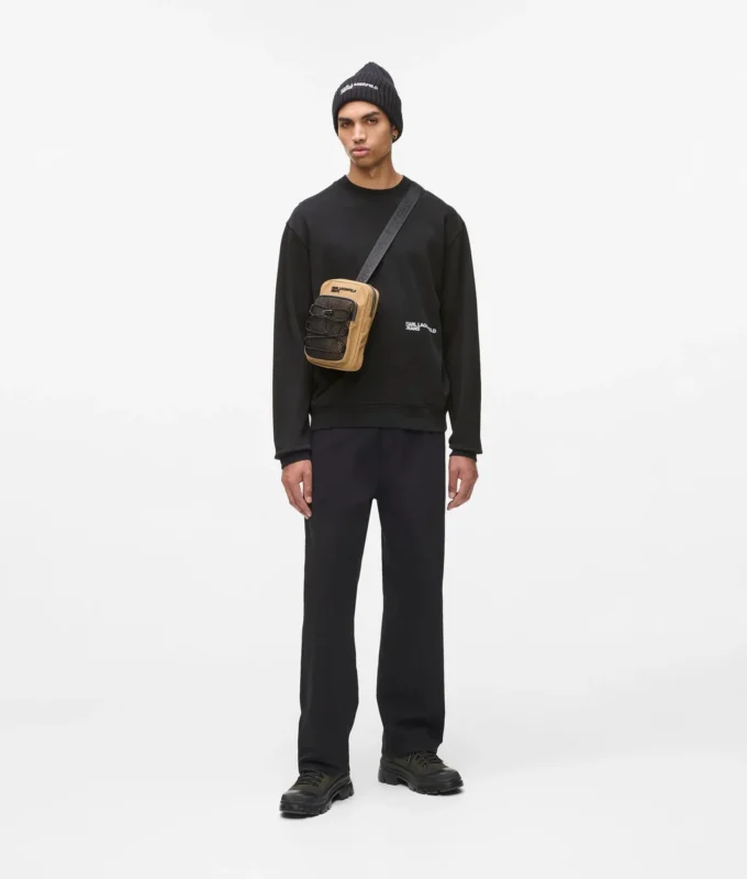 Afslappet sweatshirt med Karl-print