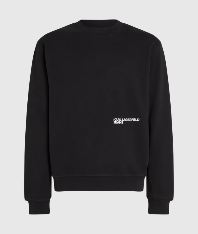 Afslappet sweatshirt med Karl-print