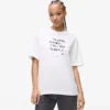 Afslappet T-shirt med Karl-citat