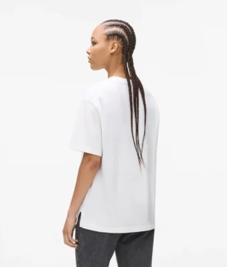 Afslappet T-shirt med Karl-citat