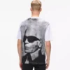 Afslappet T-shirt med Karl-print