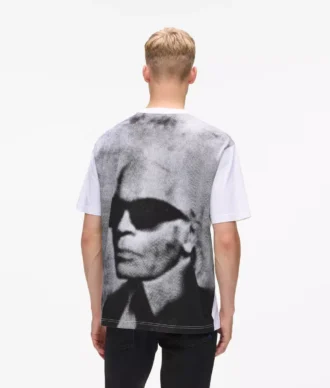 Afslappet T-shirt med Karl-print
