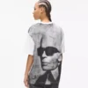 Afslappet T-shirt med Karl-print