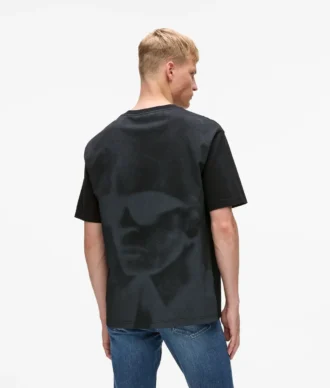 Afslappet T-shirt med Karl-print