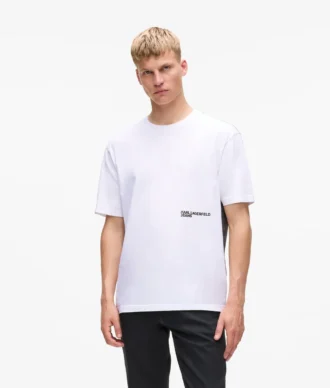 Afslappet T-shirt med Karl-print