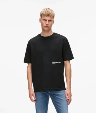 Afslappet T-shirt med Karl-print