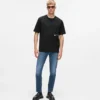 Afslappet T-shirt med Karl-print