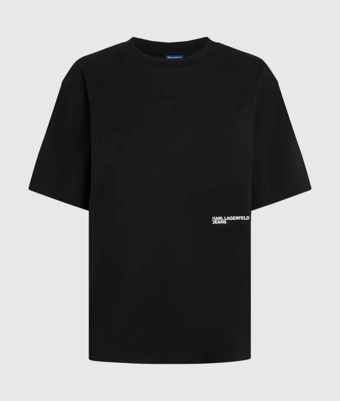 Afslappet T-shirt med Karl-print