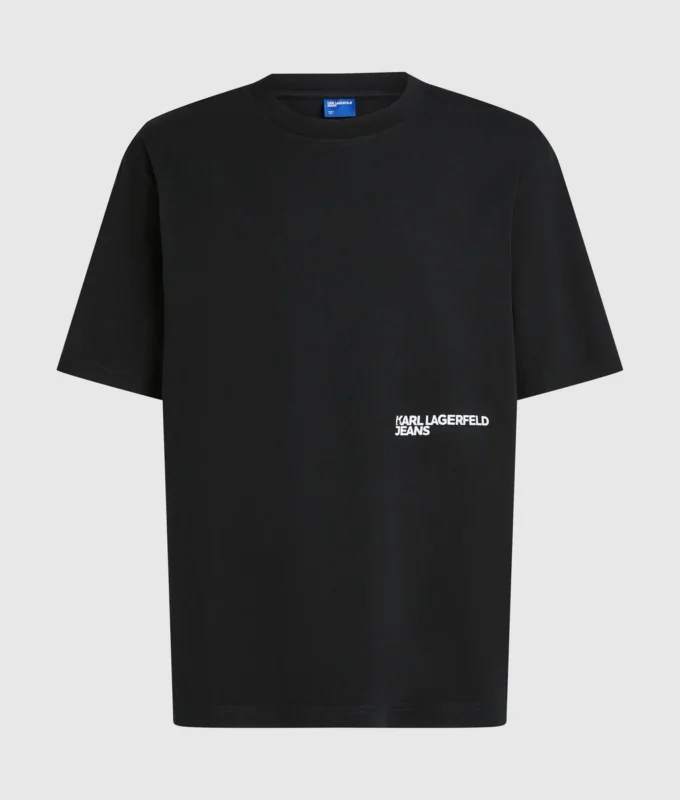 Afslappet T-shirt med Karl-print