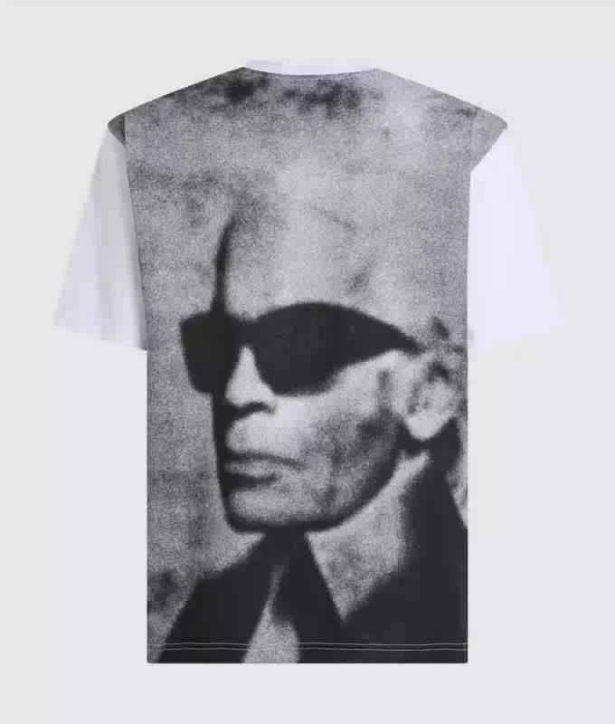 Afslappet T-shirt med Karl-print