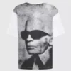Afslappet T-shirt med Karl-print