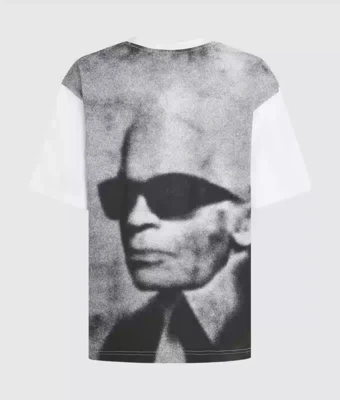 Afslappet T-shirt med Karl-print