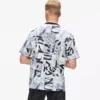 Afslappet T-shirt med monogram overalt