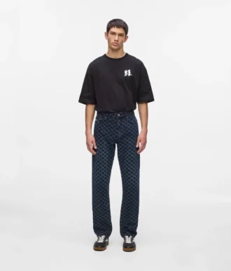 All-over Monogram jeans