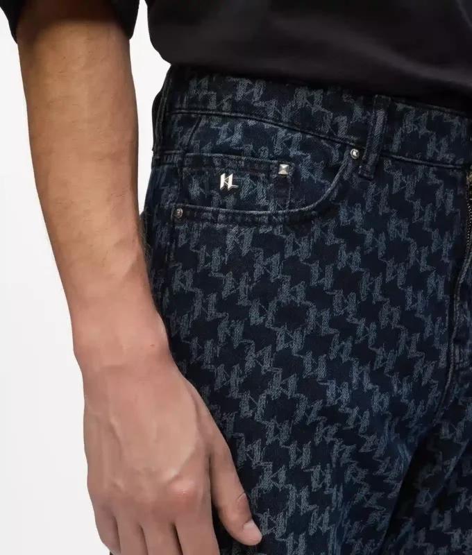 All-over Monogram jeans