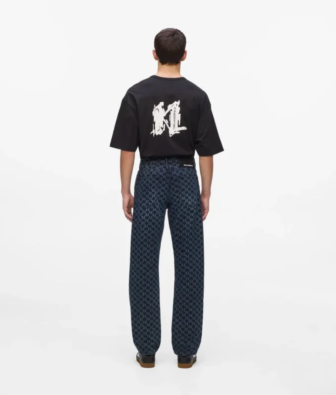 All-over Monogram jeans