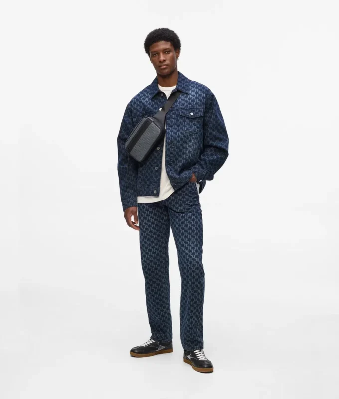 All-over Monogram jeans