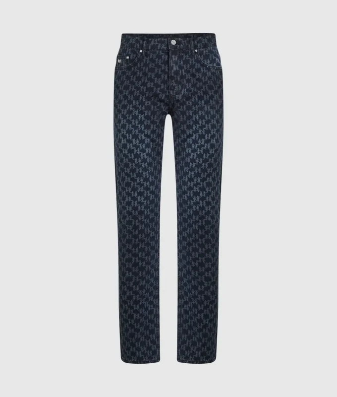 All-over Monogram jeans