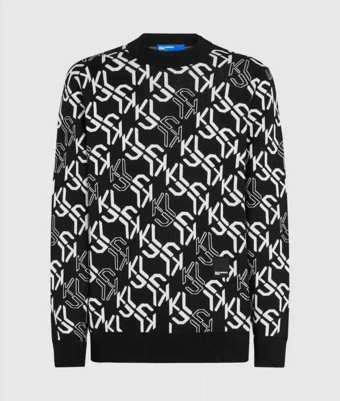 All-over Monogram sweater