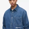Almindelig denimskjorte