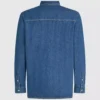 Almindelig denimskjorte