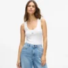 Autograph ribbet tanktop