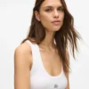 Autograph ribbet tanktop