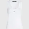 Autograph ribbet tanktop