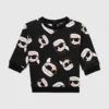 Baby Ikon sweatshirt med all-over-print