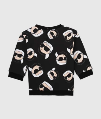 Baby Ikon sweatshirt med all-over-print