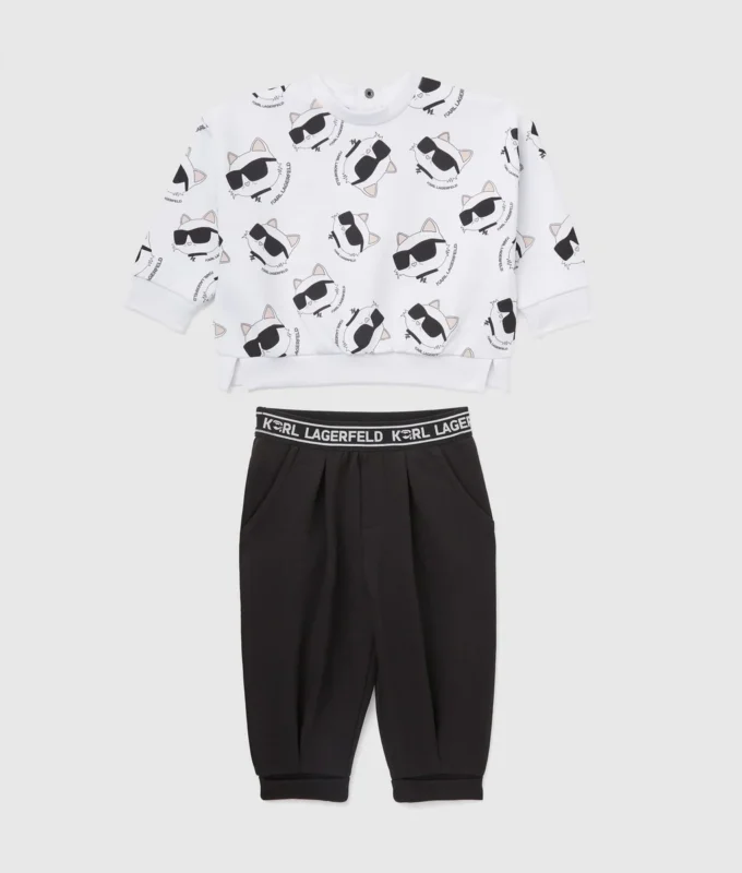 Baby Ikon sweatshirt og bukser i gavepakke