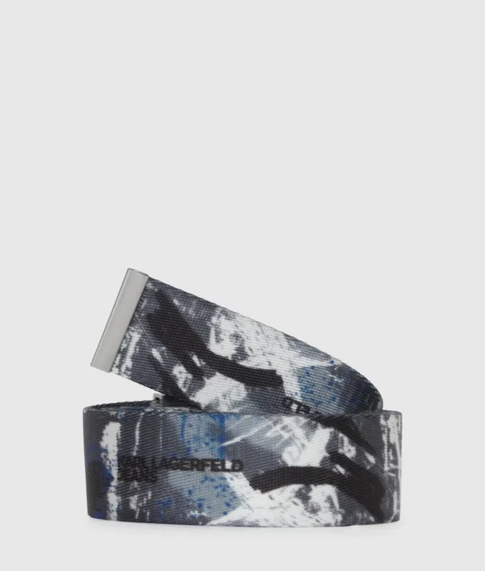Bælte med graffitiprint