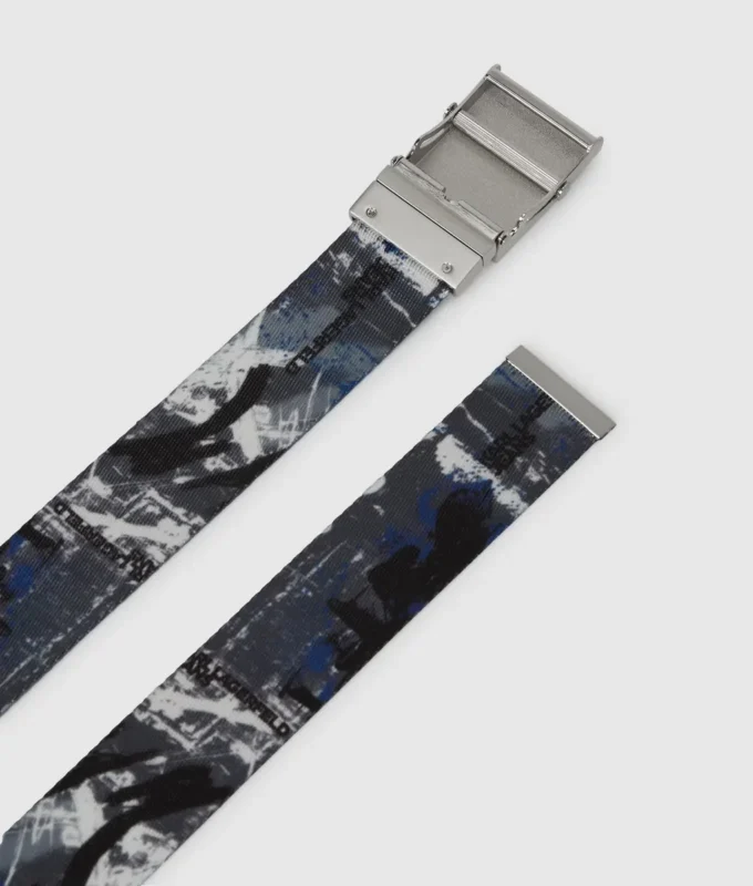 Bælte med graffitiprint