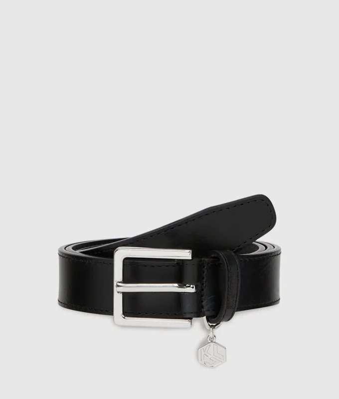 Bælte med logo-charm