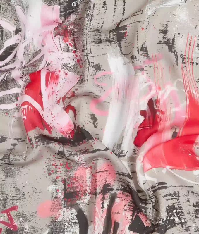 Bandana-tørklæde med graffititryk